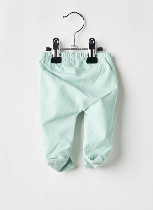 Pantalon droit tissage jersey taille élastique vert P'TIT BISOU enfant