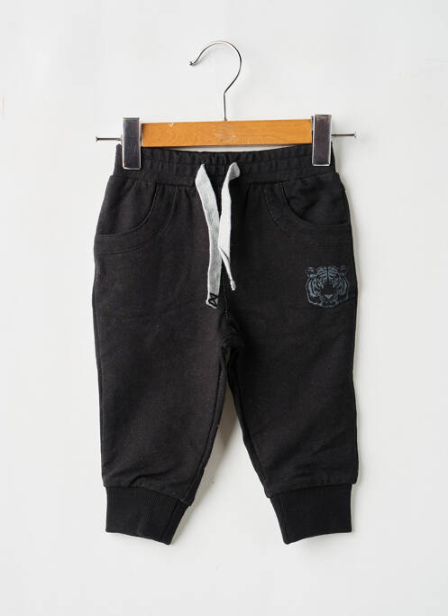 Pantalon droit fermeture liens à nouer taille élastique noir MARESE garcon