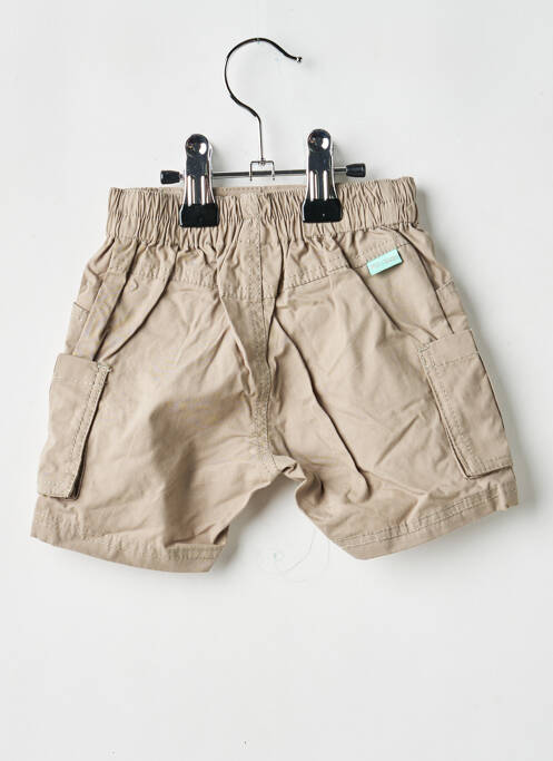 Short tissage popeline taille élastique gris P'TIT BISOU garcon