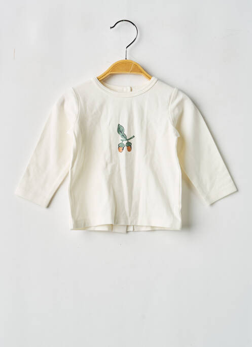 T-shirt manches longues manches longues beige P'TIT BISOU enfant