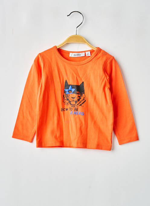 T-shirt manches longues manches longues orange MARESE garcon