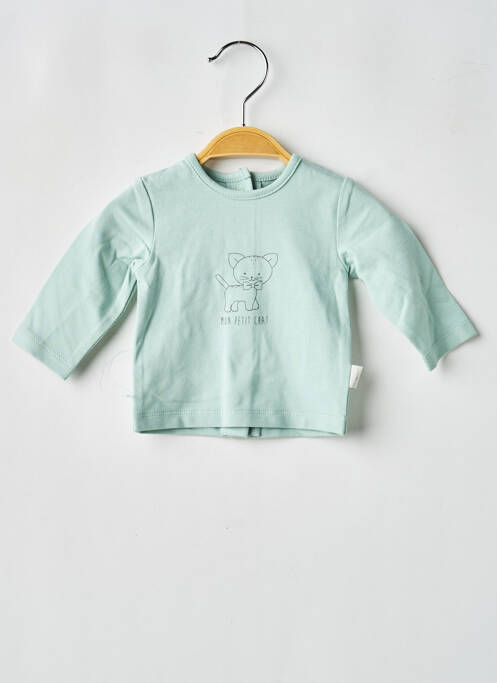 T-shirt manches longues manches longues vert P'TIT BISOU garcon