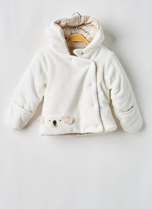Veste casual col rond blanc MARESE enfant