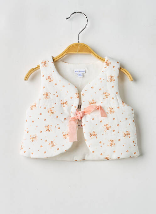 Veste casual coupe droite rose P'TIT BISOU fille