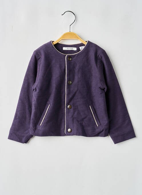 Veste casual coupe droite violet MARESE fille