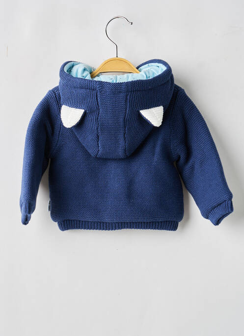 Veste casual poignets poignets élastiqués bleu P'TIT BISOU garcon