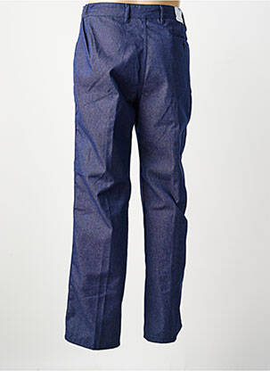 Jeans coupe droite fermeture boutonnée sur le devant taille normale bleu LABOUREUR homme