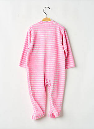 Pyjama fermeture pressionnée à l'entrejambe rose MAIORISTA fille