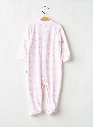 Pyjama fermeture pressionnée à l'entrejambe rose MAIORISTA fille