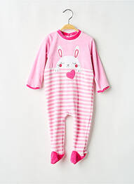 Pyjama fermeture pressionnée rose YATSI fille