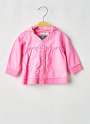 Veste casual fermeture boutonnée sur le devant rose MINI POUCE fille