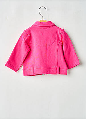 Veste casual col chemisier rose KITI WATT fille