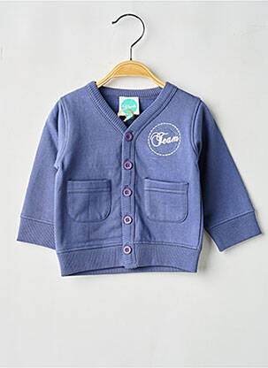 Veste casual poches bleu KITI WATT garçon