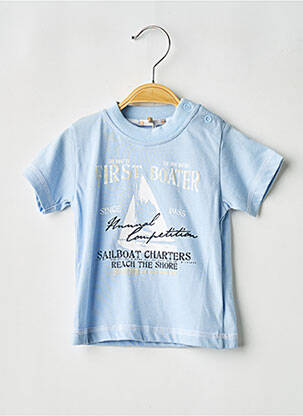 T-shirt stretch manches courtes bleu DR KID garçon