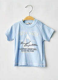 T-shirt stretch manches courtes bleu DR KID garcon