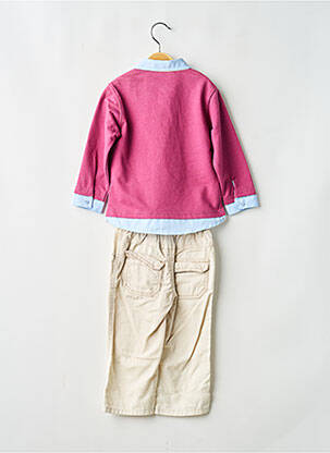 Ensemble pantalon poches beige TEDDY LU garçon