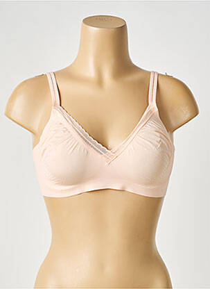 Soutien-gorge sans armature haut soutien-gorge emboitant rose SLOGGI femme