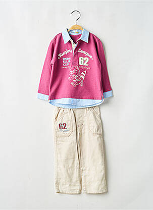 Ensemble pantalon beige TEDDY LU garçon