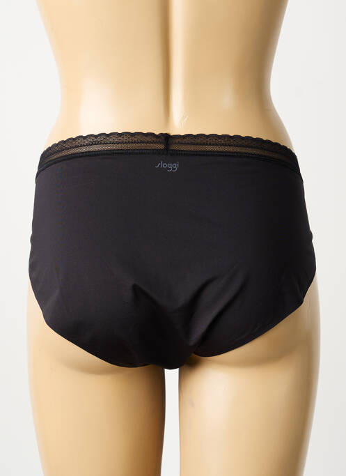 Culotte effet matière satinée noir SLOGGI femme