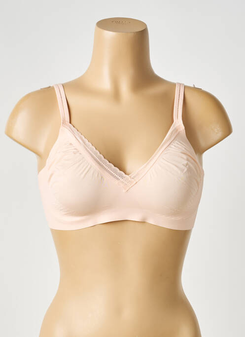 Soutien-gorge sans armature haut soutien-gorge emboitant rose SLOGGI femme