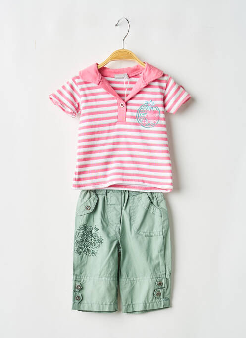 Ensemble short vert MINI POUCE garçon