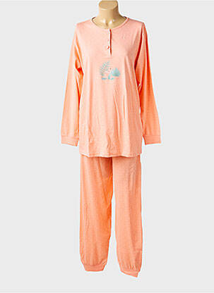 Pyjama tissage jersey orange COCODREAM femme