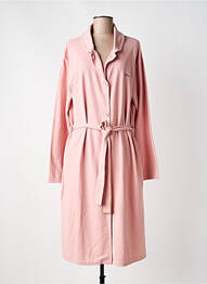 Robe de chambre tissage jersey rose COCODREAM femme
