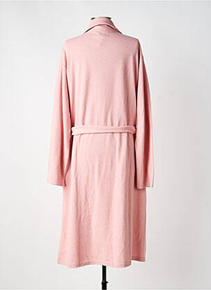 Robe de chambre tissage jersey rose COCODREAM femme