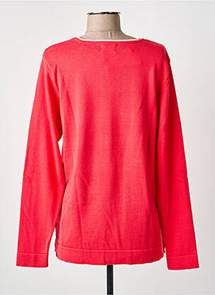 Pull coupe cintrée manches longues rouge SABLE ET MER femme