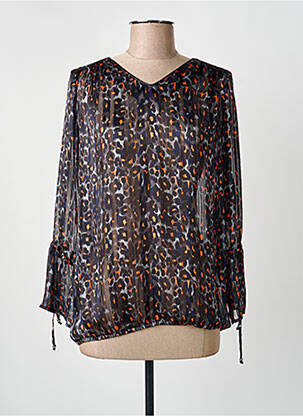 Blouse manches longues manches longues noir GREGORY PAT femme