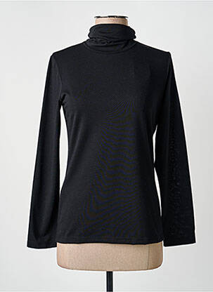 Sous-pull stretch manches longues noir MASSANA femme