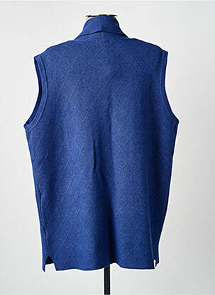 Gilet sans manche poches bleu MCM femme