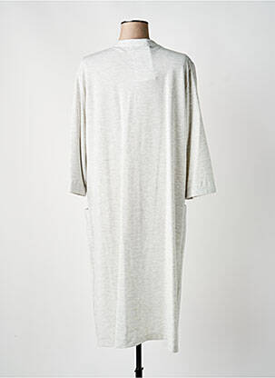 Robe de chambre stretch gris MASSANA femme