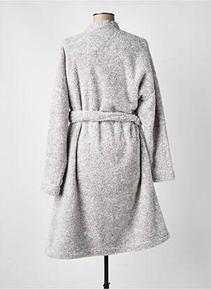 Robe de chambre stretch gris MASSANA femme