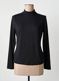 Sous-pull stretch manches longues noir 20/20 femme