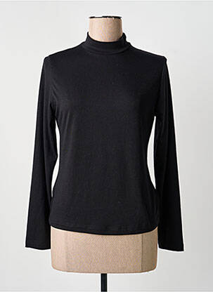 Sous-pull stretch manches longues noir 20/20 femme