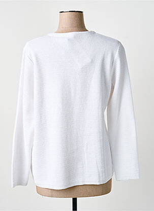 Gilet manches longues stretch blanc GRIFFON femme