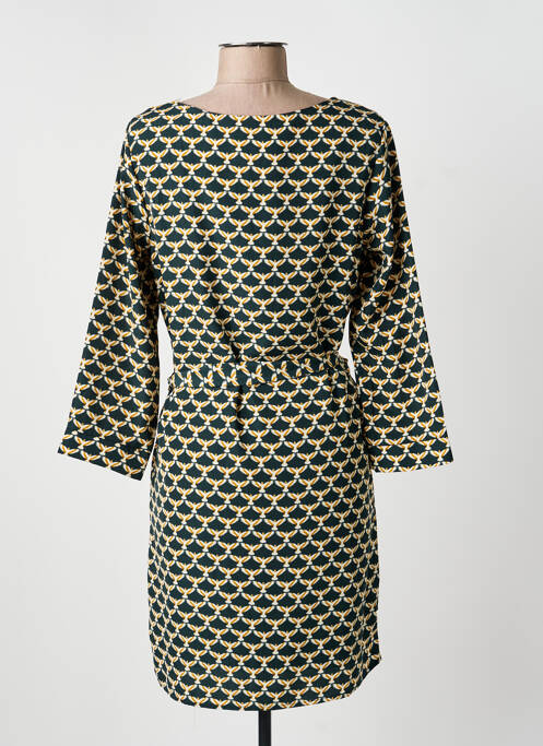 Robe courte manches longues manches longues jaune IT HIPPIE femme