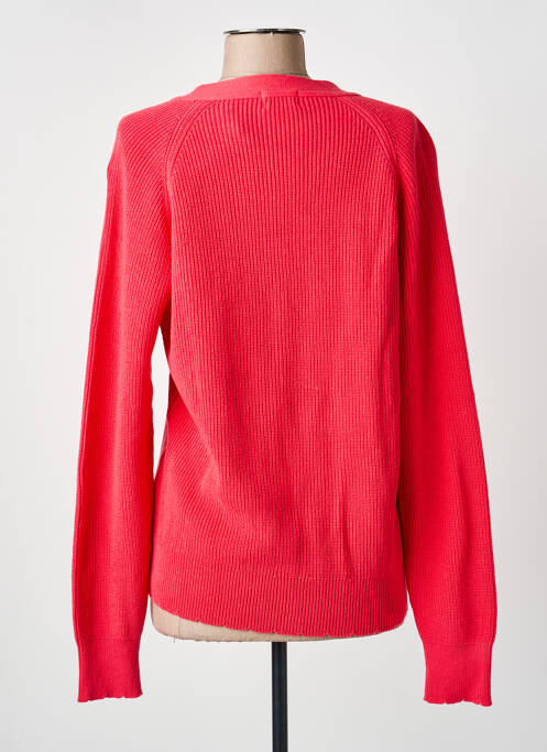 Gilet manches longues stretch rouge SABLE ET MER femme