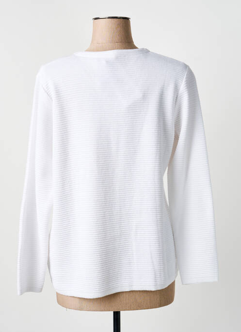 Gilet manches longues blanc GRIFFON femme