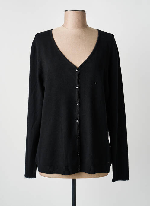 Gilet manches longues noir FELINO femme