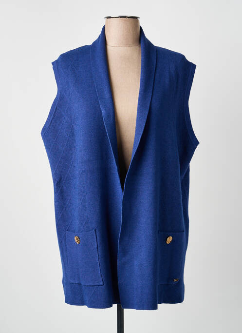 Gilet sans manche bleu MCM femme