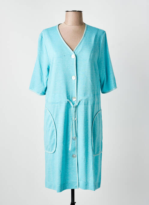 Robe de chambre bleu MASSANA femme