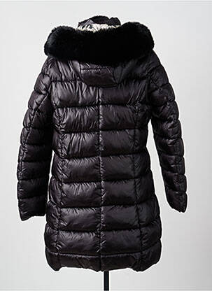 Doudoune poches a capuche noir MCM femme
