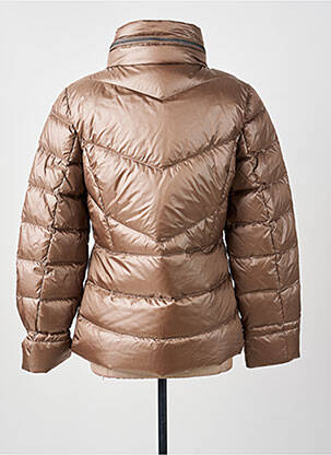 Doudoune poches a capuche marron CONCEPT K femme
