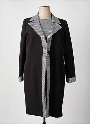 Ensemble robe tissage crêpe noir GREGORY PAT femme
