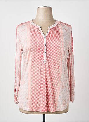 Tunique manches longues imprimé fantaisie rose OLSEN femme