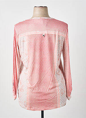 Tunique manches longues imprimé fantaisie rose OLSEN femme