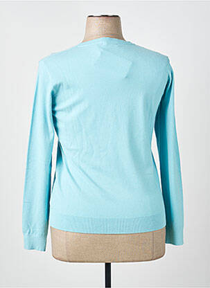 Pull stretch manches longues bleu MCM femme