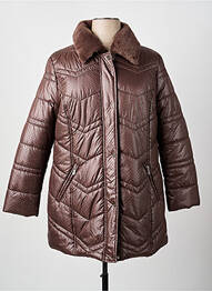Doudoune poches sans capuche marron MCM femme